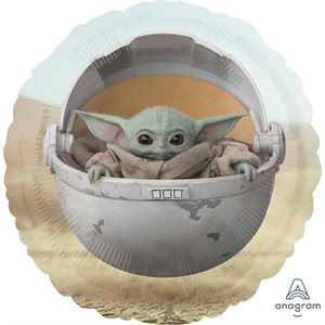 Ballon mylar - Baby Yoda