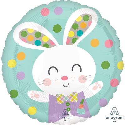 Ballon mylar-Lapin coloré