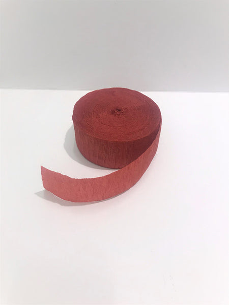 guirlande papier crêpé rouge