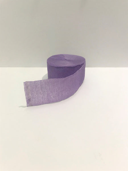 guirlande papier crêpé lilac