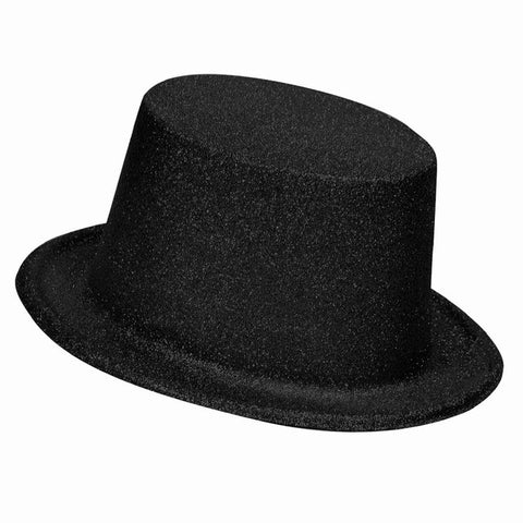 chapeau noir avec paillette