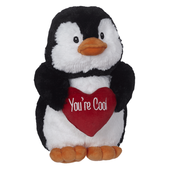 pingouin avec coeur rouge