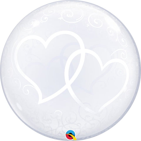 Ballon Bubble -deux cœurs
