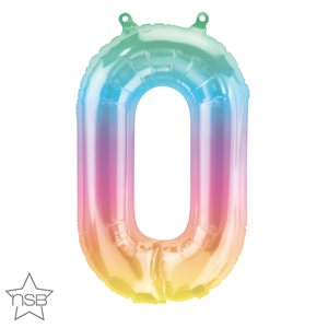 numéro 0 mylar de 16 pouces en jelly