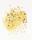 confetti métallique en forme d'étoile or