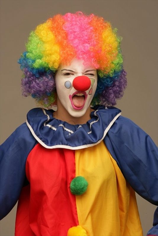 perruque de clown