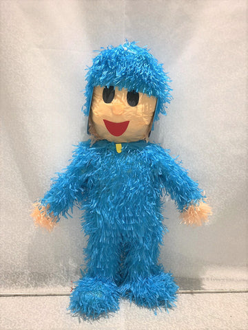 Piñata en forme  de bonhomme bleu