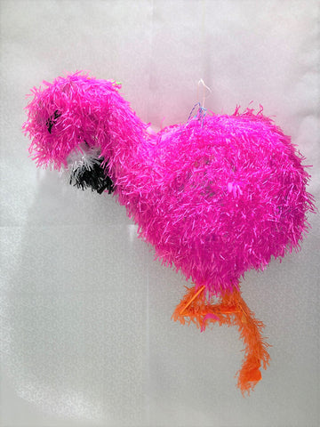 Piñata en forme de flamant rose
