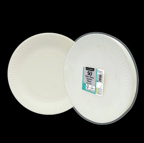 Grande assiettes ronde blanc