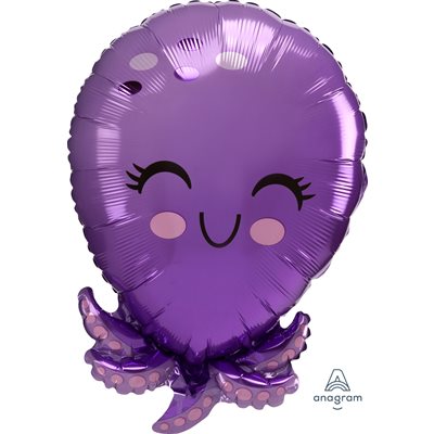 Ballon mylar-Petite pieuvre
