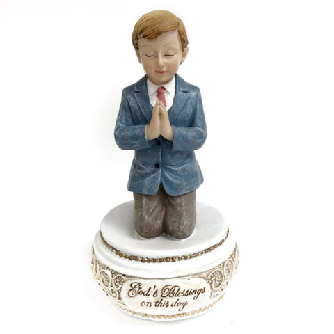 Céramique garçon prière