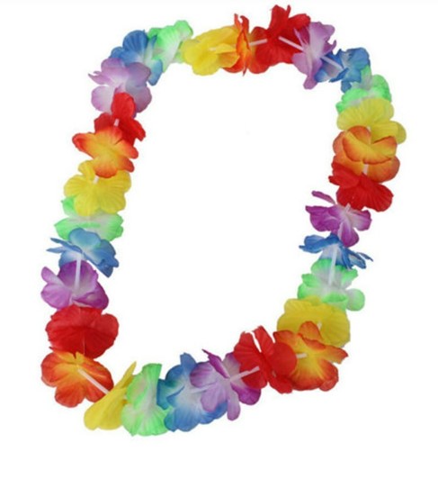 duoyf Coller De Fleurs De Fête 5pcs Hula Collers Hawaïens Avec duoyf Coller De Fleurs De Fête 5pcs Hula Collers Hawaïens Avec