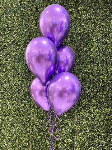 Bouquet de ballons chrome