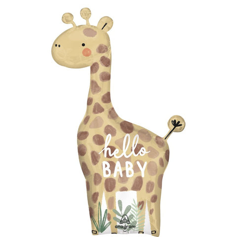 Ballon mylar- Girafe Hello baby