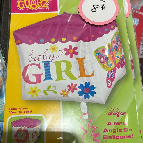 Ballon Cubez -Baby girl