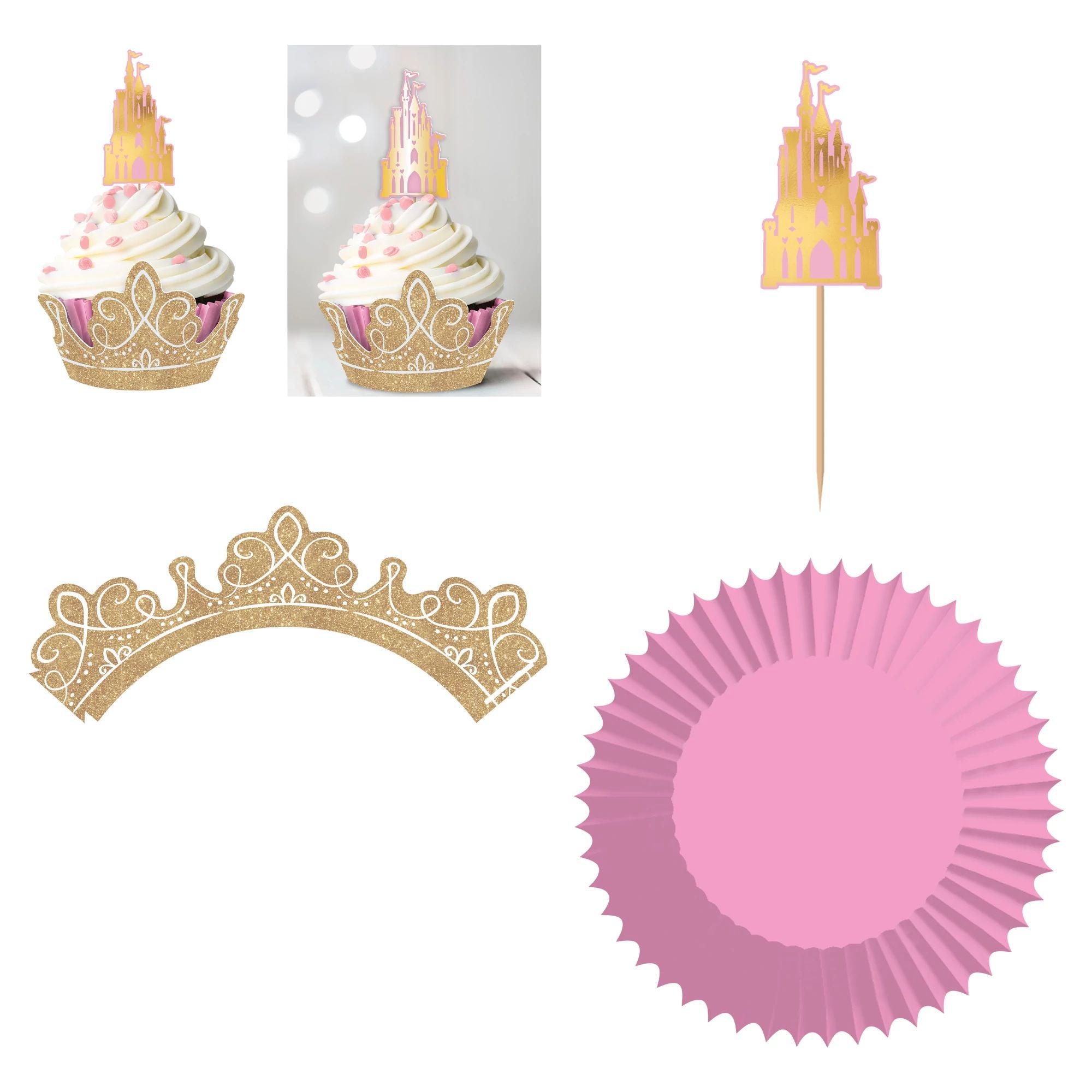 Ensemble à cupcake de princesse