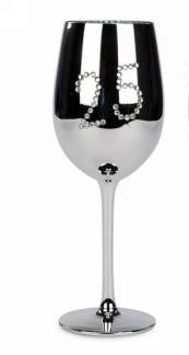 Verre à vin argenté 25